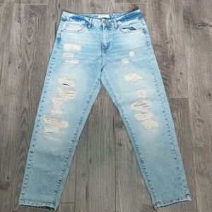 Forever 21 Distressed Boyfriend Jeans- Size 26